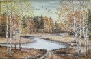 Сафронов Р.А.(1935-2006) 7 октября-теплая осень,2006г. холст, масло 39х60 ТХМ-852 Ж-560.jpg