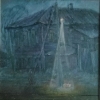 Белянин А.В.1944г.р. Ночь,1980г. холст на картоне, масло 40х50 