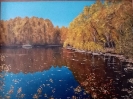 Т. Мальгина Осень на озере, 2019 г. холст, масло