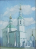 Бочанцева И. Л. 1982 г.р. Тарская церковь, 2013 г. холст, масло 