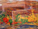Кукуйцев В.В. (1922-2011гг) Осень, 1968г.картон, темпера