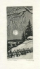 Ульянова  Е.М. Левая часть триптиха Сибирские мотивы. Печатная графика 2002 г.