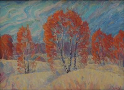 Волков Р.Р.1948г.р. Солнечный день,2015г. двп, масло