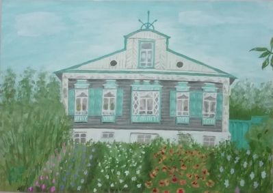   Шалыгина А.М.1958г.р.Станция юннатов,2021г. бумага, гуашь