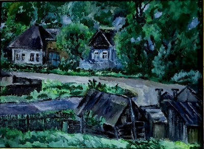 Федюшина Л.Г.(1949-2006гг) Лето,2004г. двп, масло 29х39,5 ТХМ-855 Ж-562.jpg