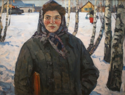 Щекотов_К.Н.1909-1975гг__Учетчица_1967г.__110х90_х.м._ТКГ-11_Ж-11