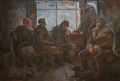 Бичевой_В.И.1934-2007__Механизаторы_х.м._136х93_ТКГ-175_Ж-121