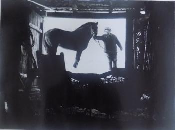 Мальгавко С.В.1959г.р. На подворье,1983 г. фотобумага, фотопечать 22х30
